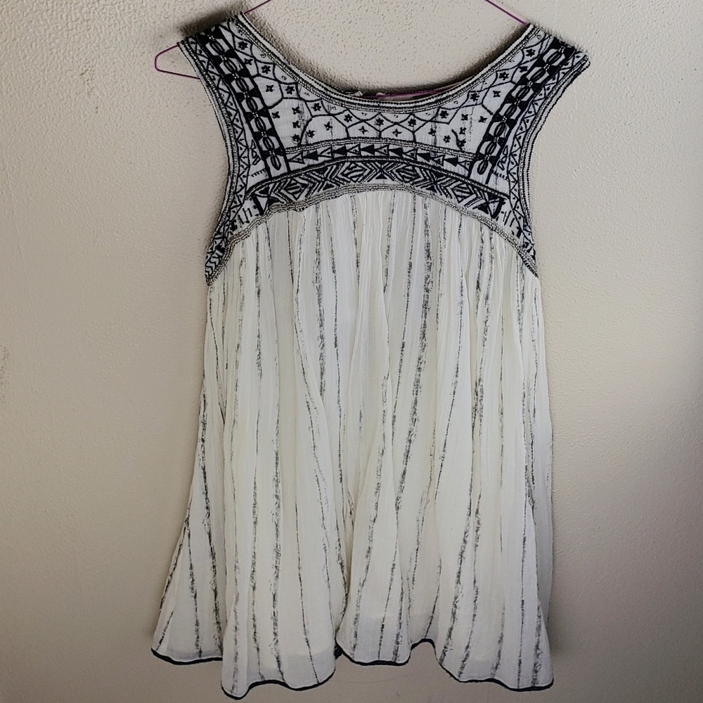 Free People boho beaded smock dress 6